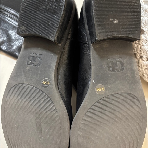 Black Leather Boots Size 9-1/2 Over-the-Knee - Picture 14 of 16